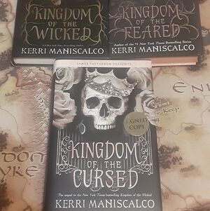 Kerri Maniscalco Bookish signed hardcover book set: Kingdom of the Cursed signed